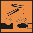 Corrosive symbol