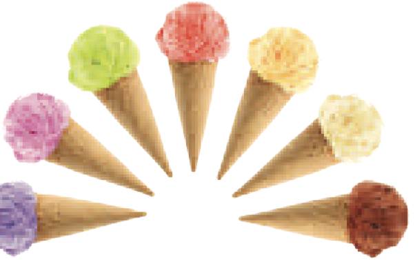 Ice cream cones