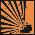 Hazard symbol: explosive